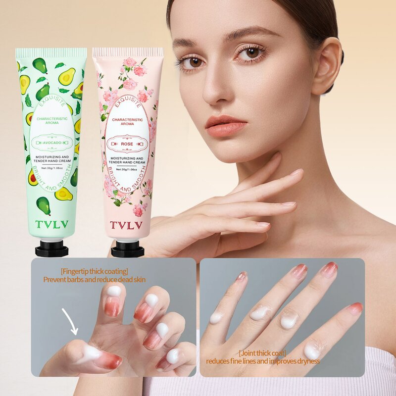 Hand Cream Manufacturer - Popular Natural Organic Fruit Anti Aging Moisturizing Mini for Dry Skin