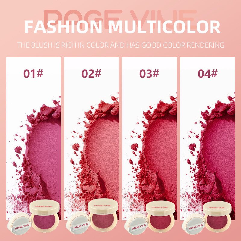 Cushion Blush Manufacturer - Sweet Color Air Private Label 6 Colors High Pigment Moisturizing Matte Velvet