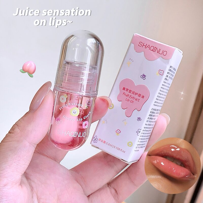Lip Gloss Manufacturer - Shaqinuo High Shine Organic Vegan Mineral Liquid Lip Oil with Fruit Extract