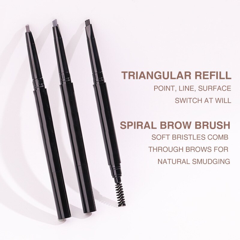 Eyebrow Pencil Manufacturer - Extremely Thin Two-headed Machete Anti-halo Natural Multiple Dimensions Lasting