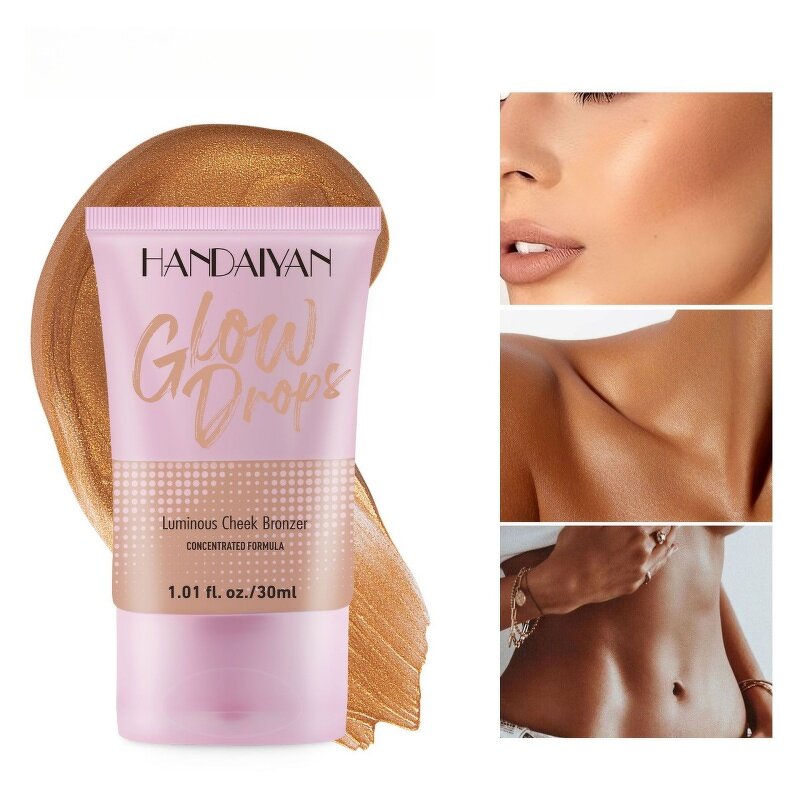 Liquid Foundation Manufacturer - Handaiyan 30ml Self Europe and America Toning Wheat Bronzer Pearl Toning