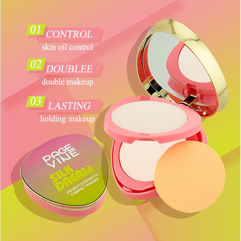 Pressed Powder Manufacturer - Factory Direct Sell Whitening Oil-control Waterproof Makeup Setting