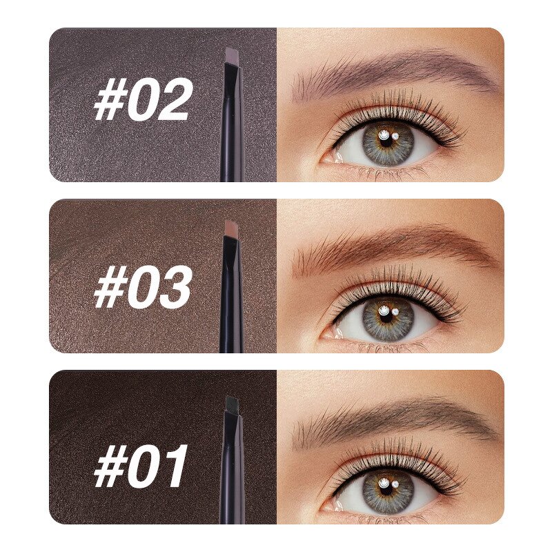 Eyebrow Pencil Manufacturer - Extremely Thin Two-headed Machete Anti-halo Natural Multiple Dimensions Lasting