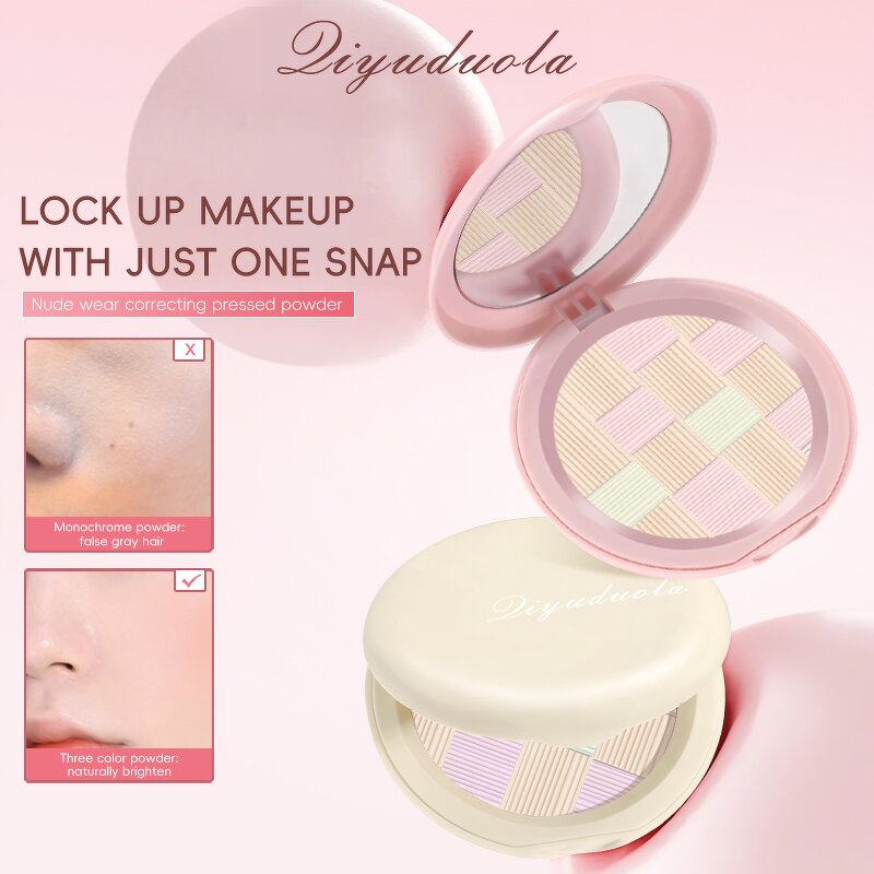 Pressed Powder Manufacturer - 2 Colors Long Lasting Mineral Matte Dark Skin Waterproof Oil-Control Blush Contour