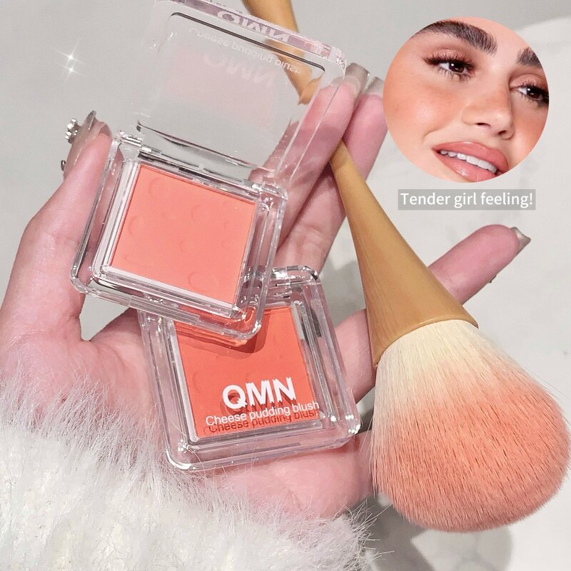 Blush Powder Manufacturer - QMN Face Matte Natural Cheek Tint Brighten Waterproof Contouring Soft Female