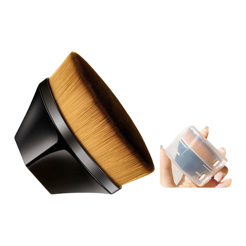 Foundation Brush Manufacturer - 2024 New Flat Top Kabuki Hexagon Face Blush Liquid Powder Blending with Case