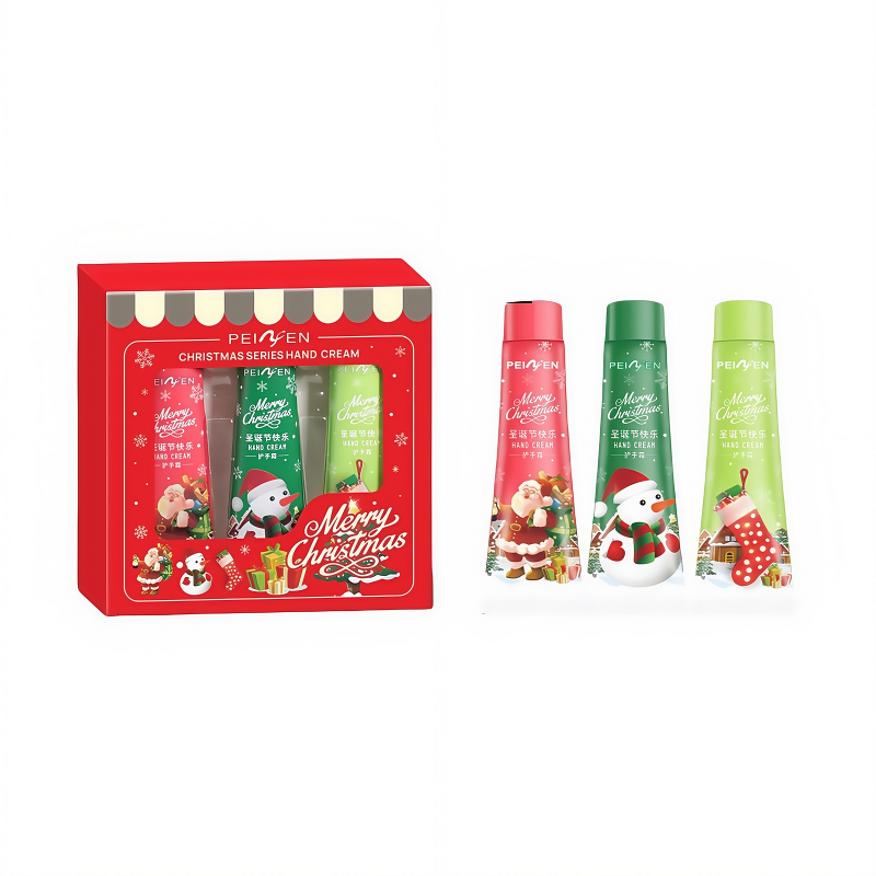 Hand Cream Manufacturer - Private Label 30g Christmas Mini Gift Set Natural Plant Smoothing Nourishing