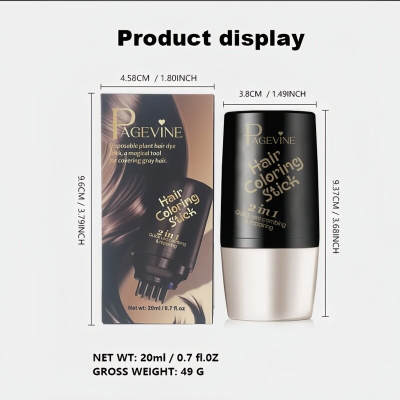 Hair Loss Concealer Manufacturer - Natural Waterproof Long-lasting Hairline Shadow Pigment Covering Gray Hair