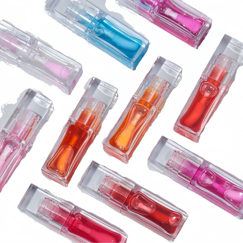 Lip Gloss Manufacturer - 2025 Private Label Big Brush Custom Nature Clear Lip Serum Oil Waterproof