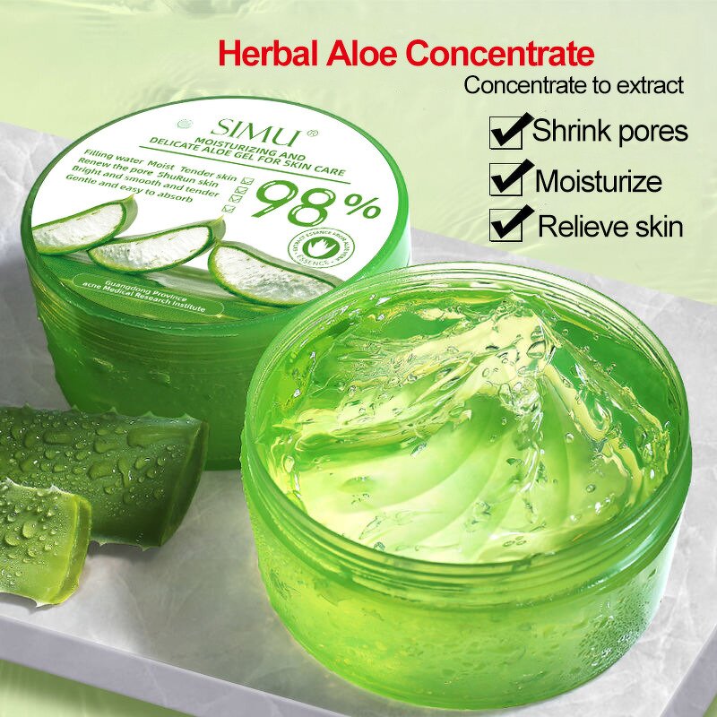 Aloe Vera Gel Manufacturer - Private Label After Sun Snoothing Face Care Moisturizing Natural Organic Pure 98