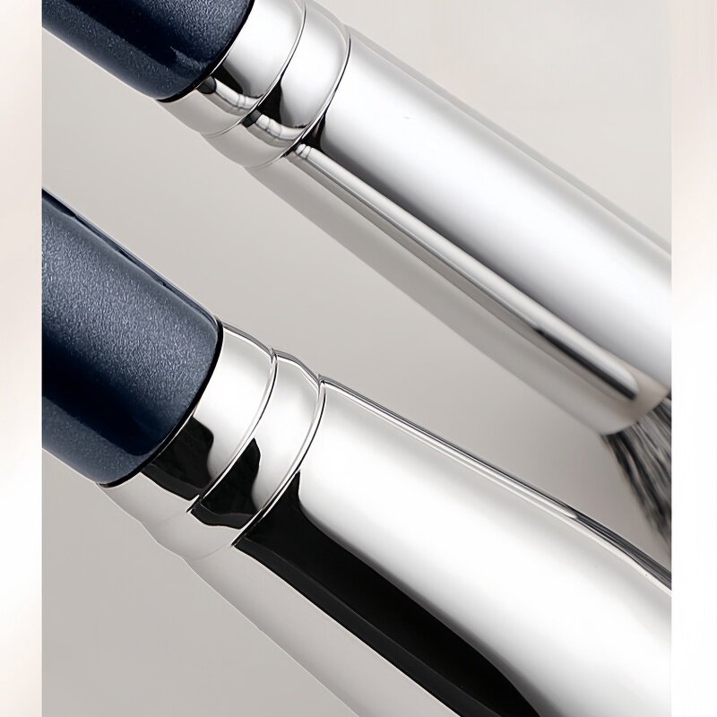 Eyeshadow Brush Manufacturer - New Style Custom Logo Synthetic Wood Handle with Soft Black Hair for Large