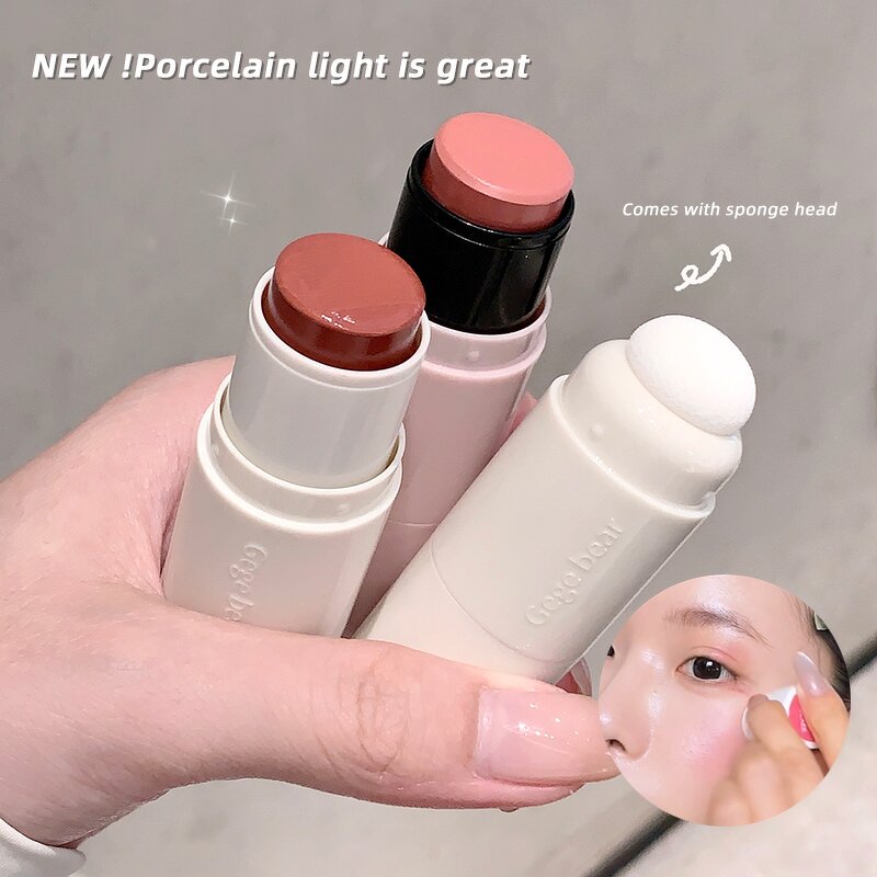 Blusher Stick Manufacturer - Gege Bear Chemical Moisturizing Waterproof for Face Anti-Drying Cracking Natural 4g
