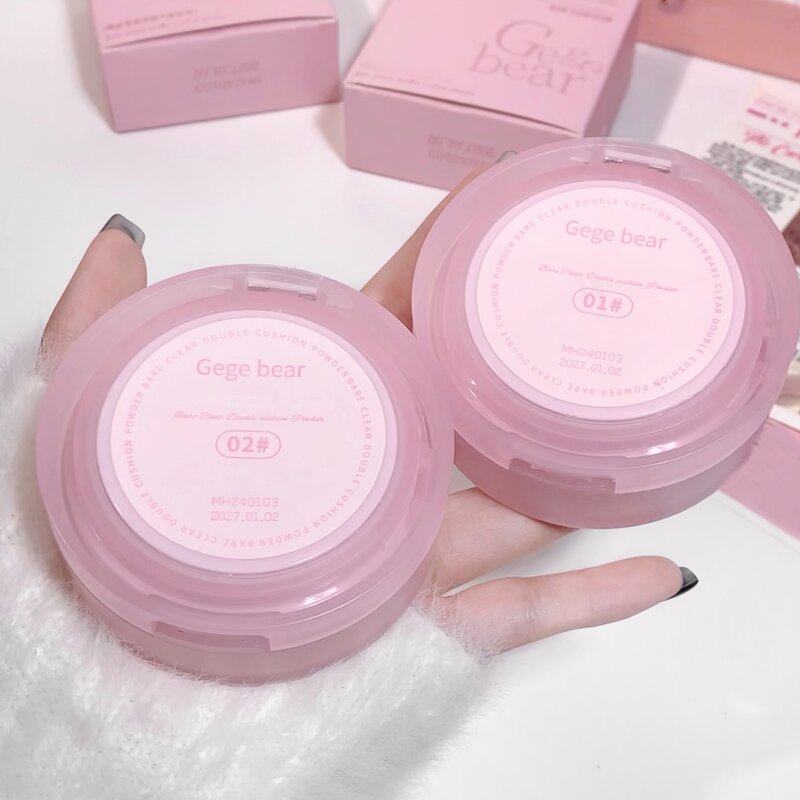 Air Cushion Manufacturer - Wholesale Mineral Powder Moisturizing Waterproof Sweatproof Concealer Blusher 2-in-1