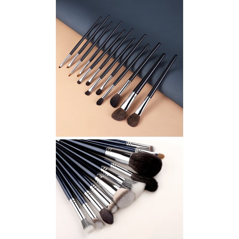 Eyeshadow Brush Manufacturer - Eye Shadow with Soft Synthetic Hairs & Real Longer Wood Handle for Blending