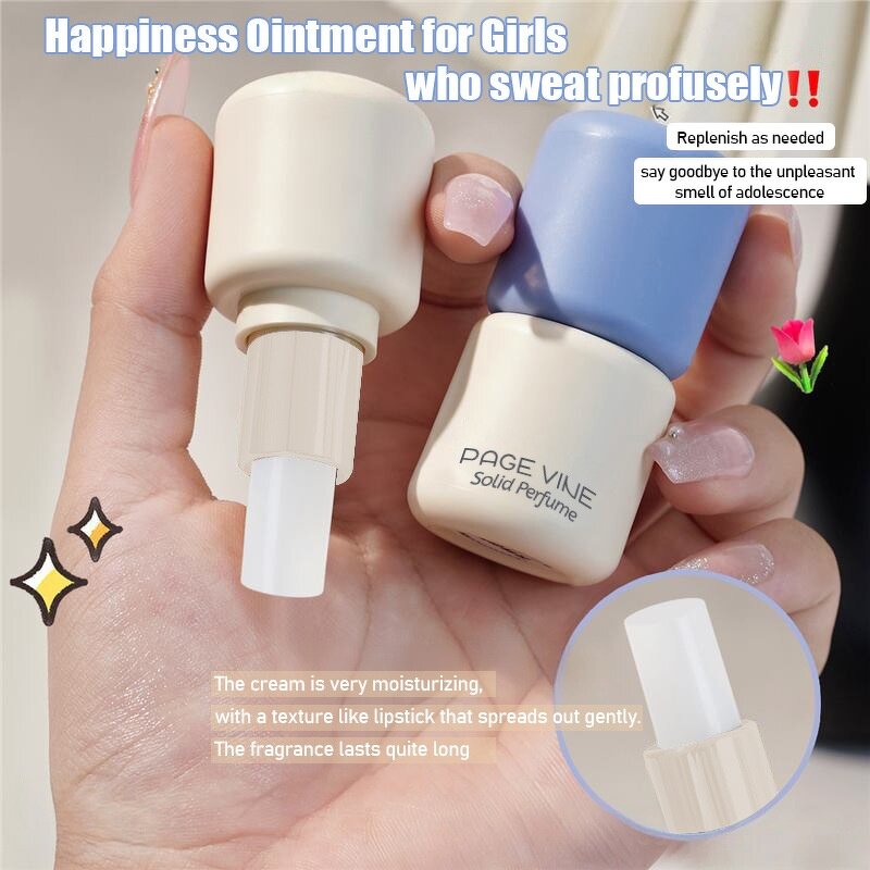 Solid Perfume Manufacturer - PAGE VINE Eco-Friendly Woody Scent Cream Long-Lasting Fragrance Fresh Portable