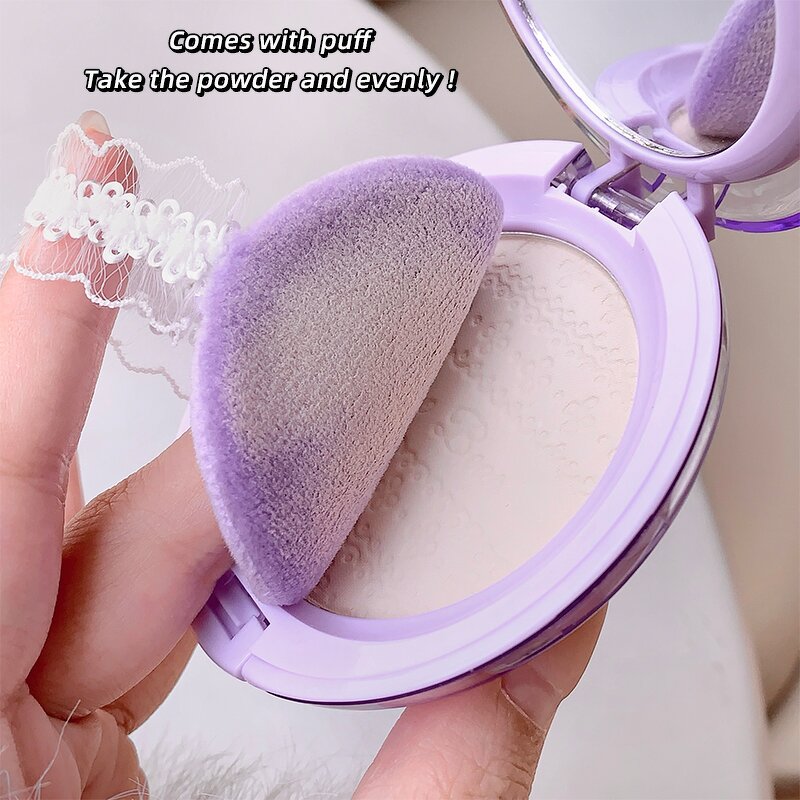 Loose Powder Manufacturer - Gege Bear Clear Makeup Setting Cake Expansion Color Brightening Cute Lace