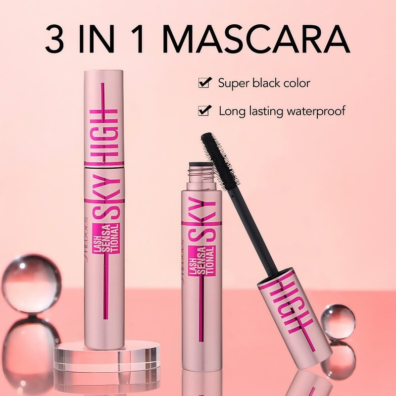 Mascara Manufacturer - Rose Gold Sky High Black Wholesale Long-lasting Lengthening for Eyelashes