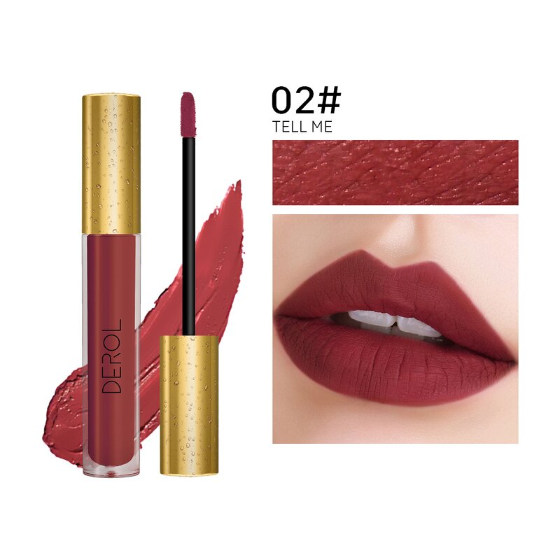 Lip Gloss Manufacturer - Matte 16-color Set Not Easy to Stick to Cup Liquid Lipstick