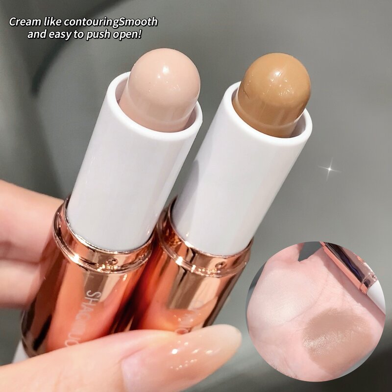 Concealer Manufacturer - SHAQINUO Highlight Multi-functions Waterproof Contour Stick Easy Wearing Repair 2 in 1