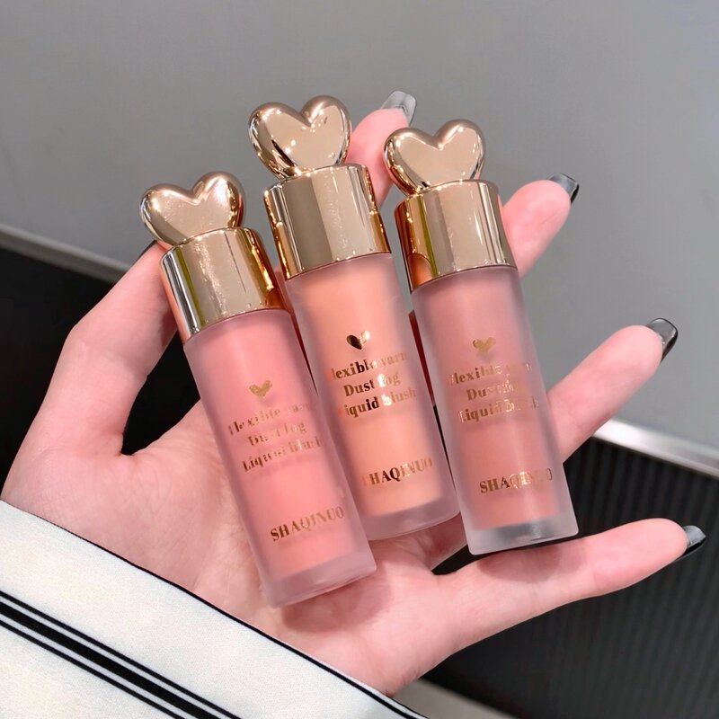 Blusher Liquid Manufacturer - Shaqinuo Pink Mist Pseudo Plain Low Saturation Moisturizing Tender Rouge