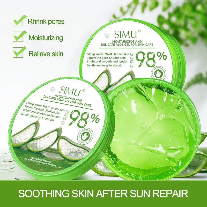 Aloe Vera Gel Manufacturer - Private Label After Sun Snoothing Face Care Moisturizing Natural Organic Pure 98