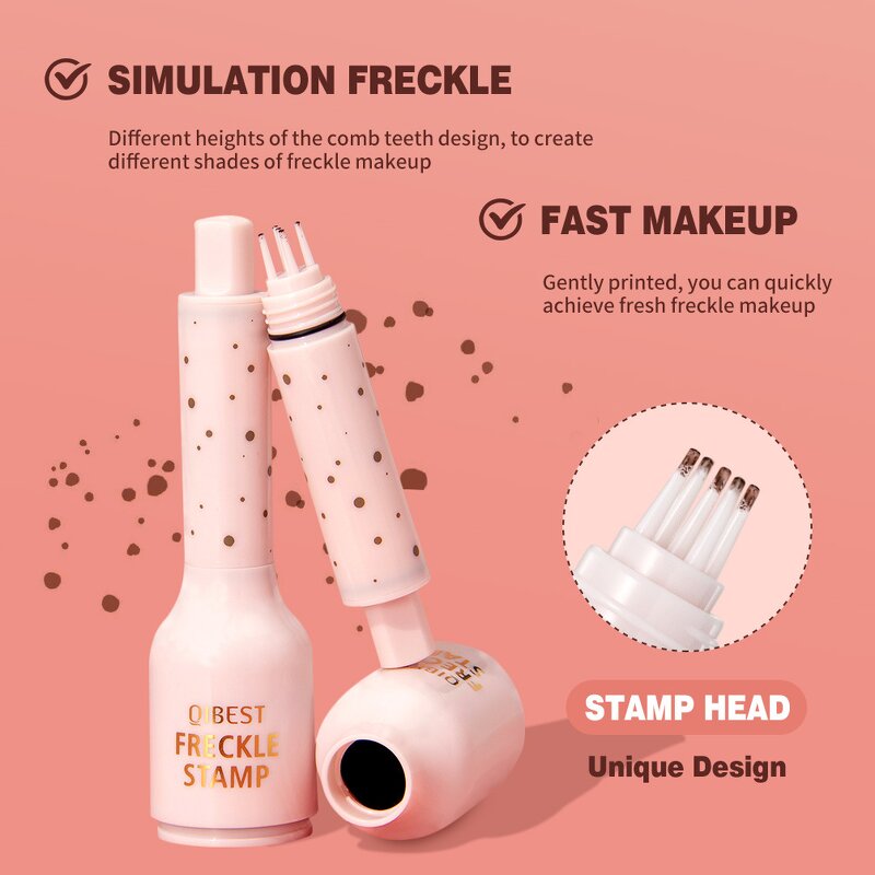 Freckle Pen Manufacturer - QIBEST Hotsales Waterproof Vegetarian Facial Stamp Long Lasting Quick Drying