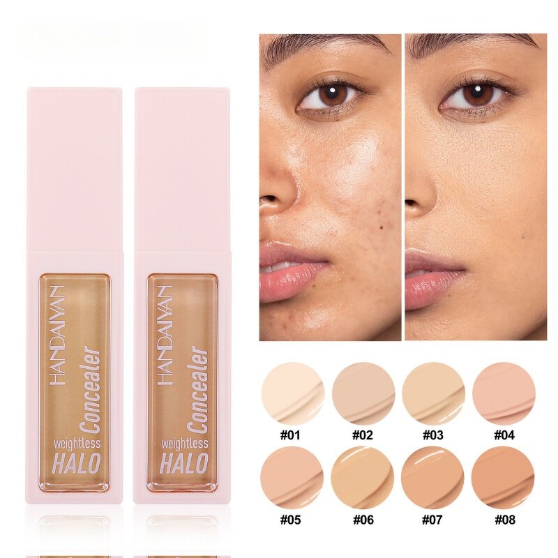 Concealer Manufacturer - Handaiyan 8 Color Liquid Coverage Eye Dark Circles Moisturizing No Trace Waterproof