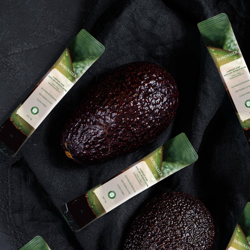 Facial Mask Manufacturer - 12 PCS Avocado Bubble Cleanses Pores Foams Remove Blackheads Whitening Anti-Aging