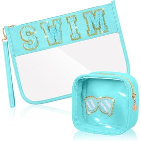 Makeup Bag Manufacturer - Large Capacity Travel Wash Bag Zipper Clear Transparent PVC Football Purse