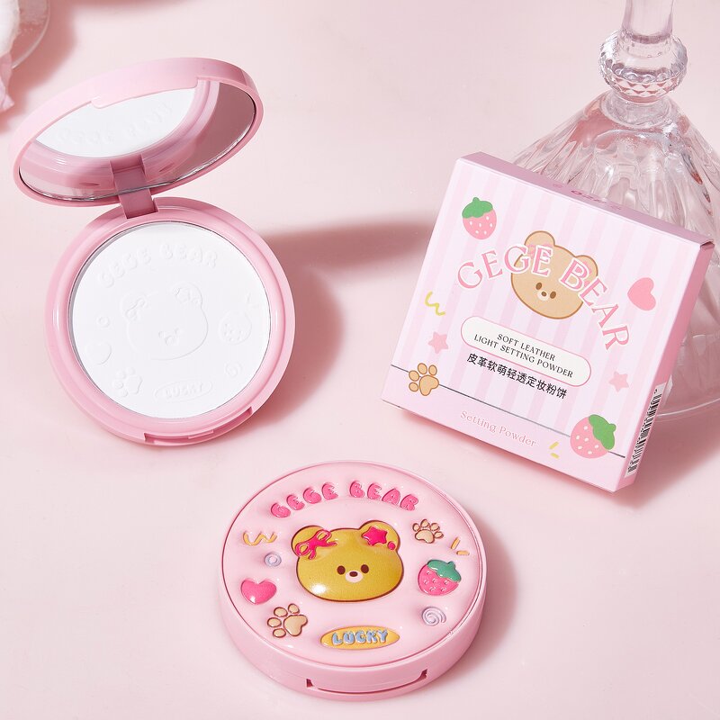 Pressed Powder Manufacturer - Blurs Fine Lines Gege Bear Clarifying Finishing Matte Light Pressed