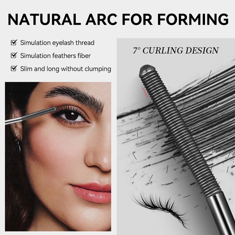 Mascara Manufacturer - Small Silver Stick Waterproof Natural Long-lasting Primer Long Curling Not Smudge