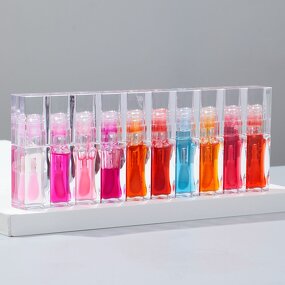 Lip Gloss Manufacturer - 2025 Private Label Big Brush Custom Nature Clear Lip Serum Oil Waterproof
