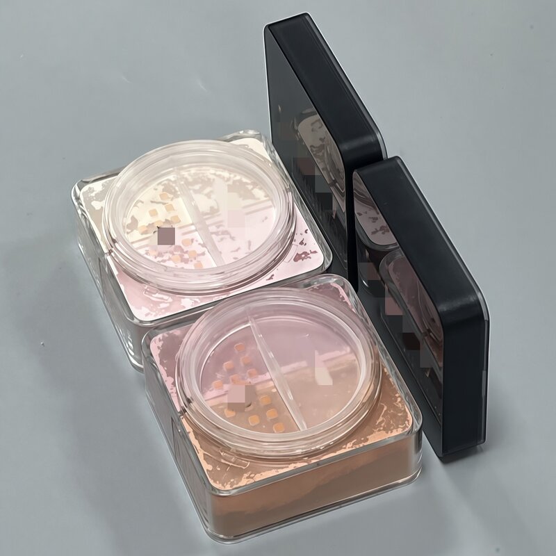 Loose Powder Manufacturer - Dual Colors Easy Bake Smoothing Waterproof Setting Foundation