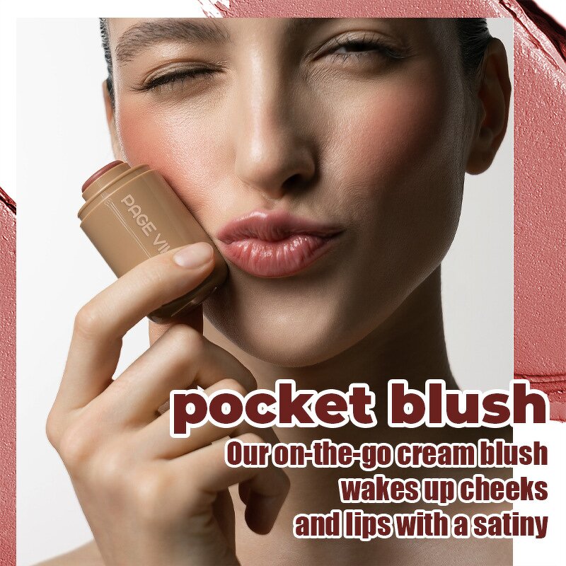 Blush Stick Manufacturer - Wholesale Facial High Pigment Cream Waterproof Vegan Long Lasting Matte