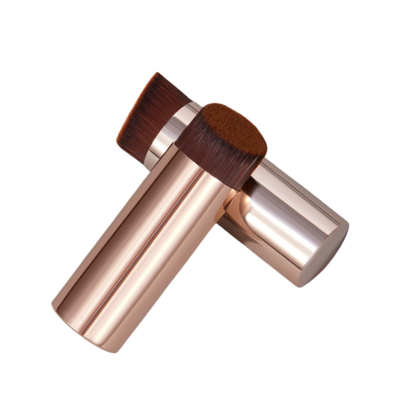 Blending Brush Manufacturer - Flat Top Mini Travel Size Liquid Mineral Foundation for Liquid Cream Powder