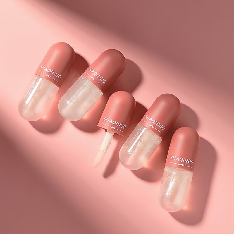 Lip Gloss Manufacturer - 3 Colors Lasting Mini Capsule Sexy Matte Nude
