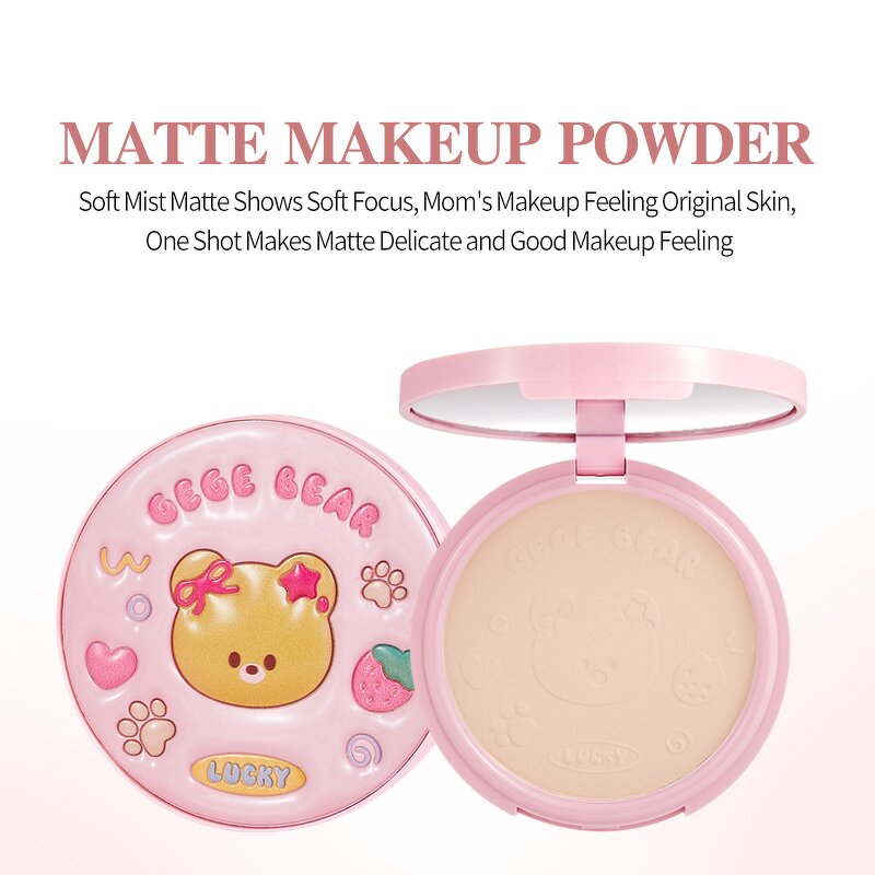 Pressed Powder Manufacturer - Blurs Fine Lines Gege Bear Clarifying Finishing Matte Light Pressed