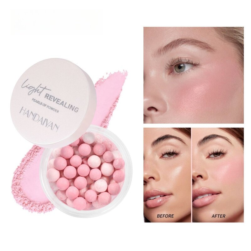 Setting Powder Manufacturer - PAGEWINE Korean Luminous Pearls Pressed Waterproof Oil Control Dark Whitening