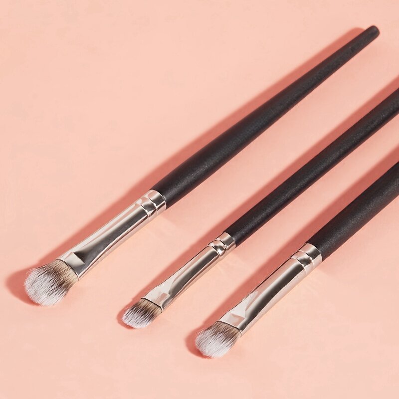 Eye Shadow Brush Manufacturer - Professional Flat Head Blending Soft Synthetic Hair with Long-lasting Wood