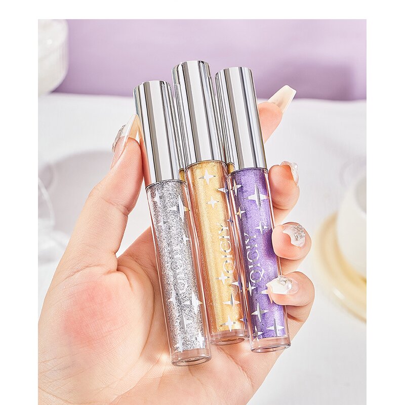 Eyelash Mascara Manufacturer - Qiciy Waterproof Long Lasting Thick Curling Glitter Silver Yellow Purple Colorful