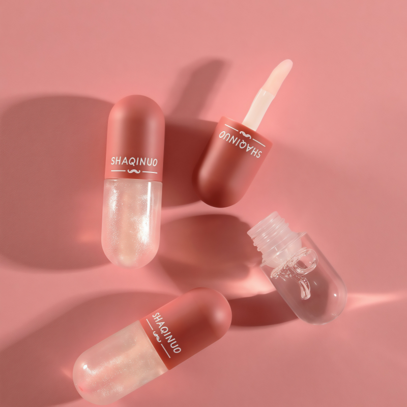 Lip Gloss Manufacturer - 3 Colors Lasting Mini Capsule Sexy Matte Nude