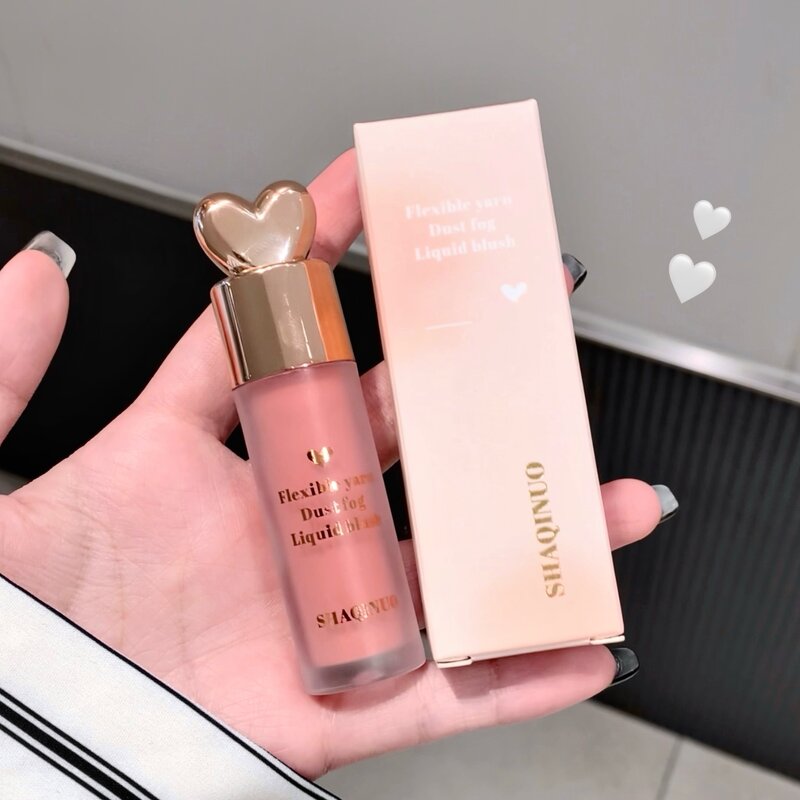 Blusher Liquid Manufacturer - Shaqinuo Pink Mist Pseudo Plain Low Saturation Moisturizing Tender Rouge