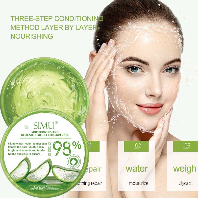 Aloe Vera Gel Manufacturer - Private Label After Sun Snoothing Face Care Moisturizing Natural Organic Pure 98