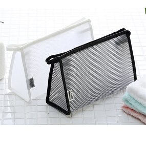 Makeup Bag Manufacturer - China Supplier Eva Mesh Pouch Customized Cosmetic Toiletries