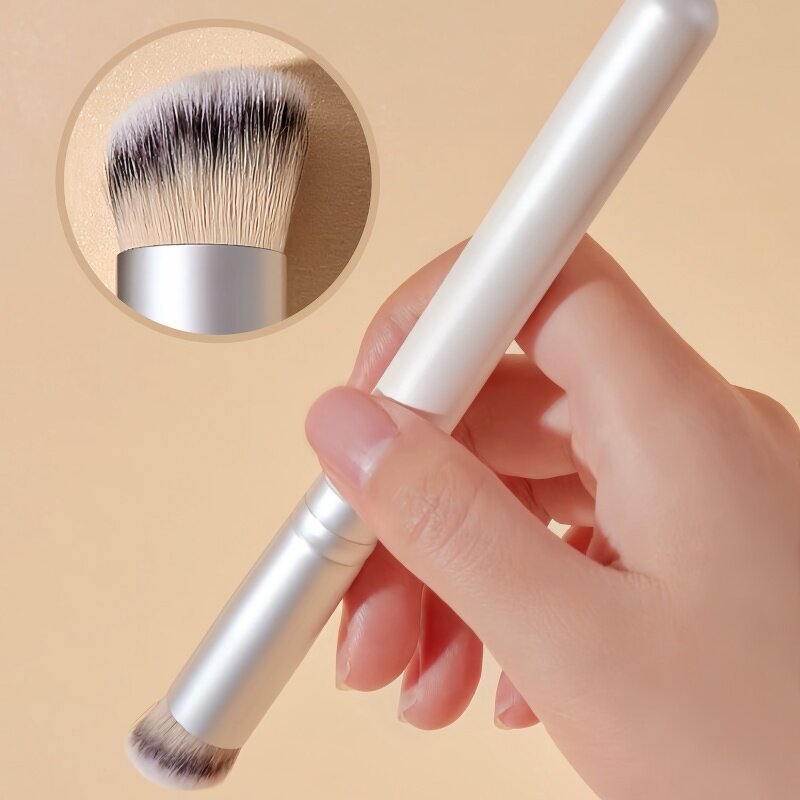 Makeup Brush Manufacturer - Hot Sale Oblique Round Concealer Single Used with Lip Balm and Shaving