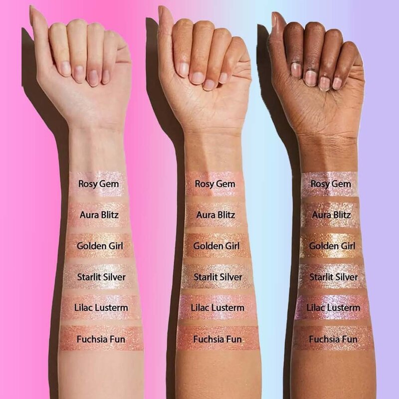 Highlighter Stick Manufacturer - Blendable Lightweight Jelly Shimmer Eyeshadow Private Label Vegan Sparkle Crystal