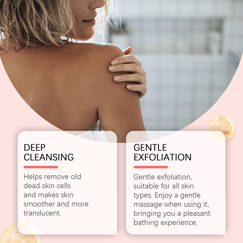 Body Scrub Manufacturer - Cherry Shea Butter Sea Salt Natural Vitamin C Hyaluronic Acid Whitening Exfoliating Cream