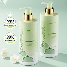 Shampoo Conditioner Set Manufacturer - Vshell Herbal Private Label Biotin Amino Acid Moisturizing Repair Home Use