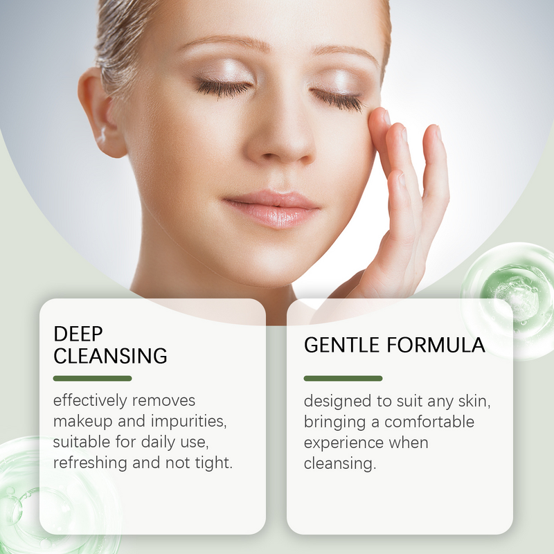 Makeup Remover Oil Manufacturer - OEM Gentle Vegan Non-Tight Clear Cleansing Face Eyes Lips Soothing Formula
