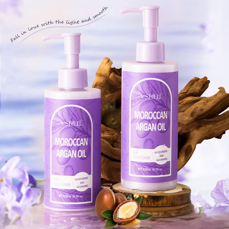 Hair Conditioner Manufacturer - Moroccan Argan Oil Leave-On Organic Herbal Formula Fine Curly Hair Nourishing Tea Tree